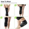 Knee Brace Sleeves Joint Protection and Support Knee Compression Sleeve for Knee Pain Fit for Men and Women - Non-Slip Knee Support Portable for Runni